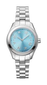 DKNY Uhr Astoria Logo Silver - DK1L033M0055