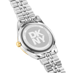 DKNY Uhr Parsons Logo Two Tone Silver Gold Stainless Steel - DK1L060M0065