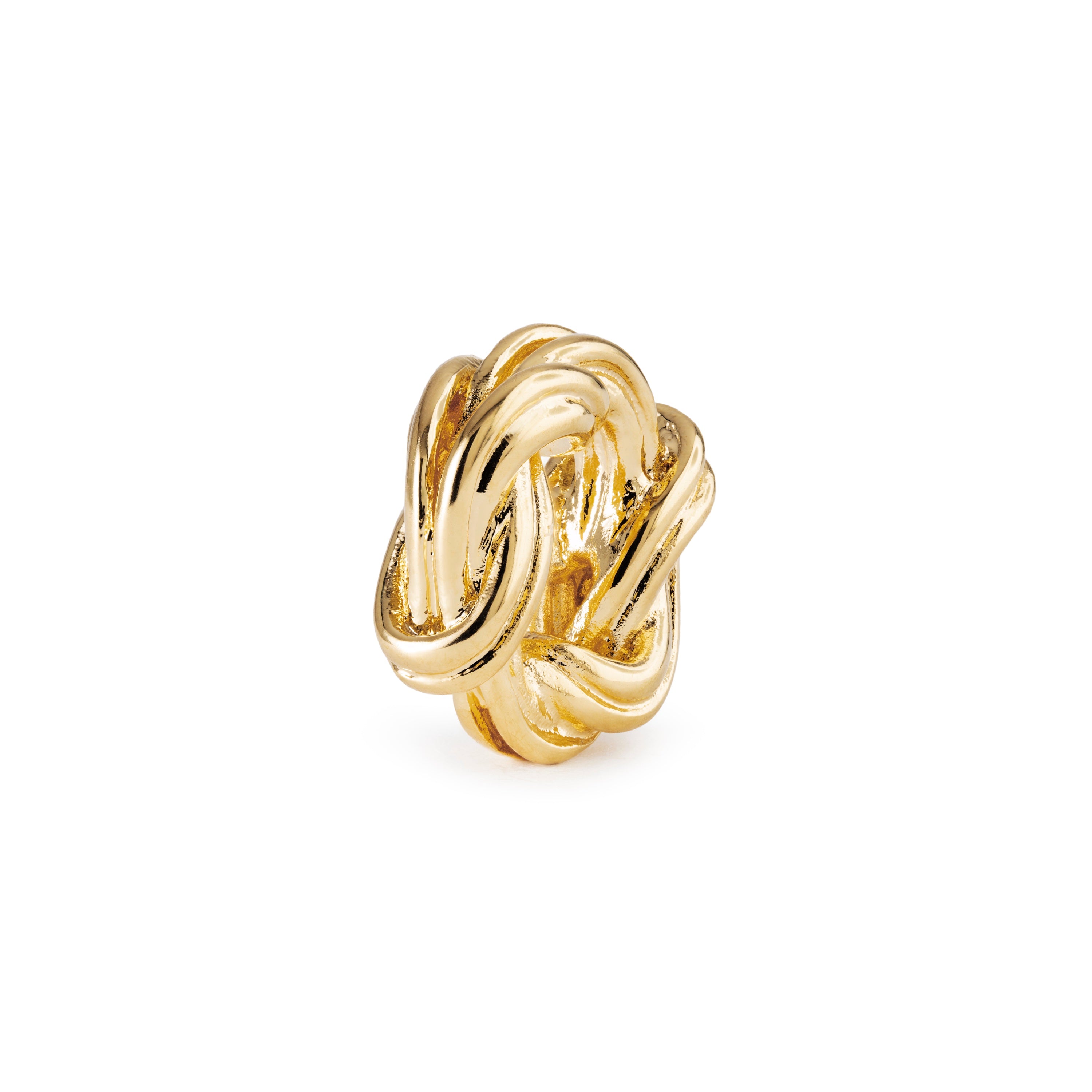 Trollbeads das Original Doppelter Unendlichkeitsknoten, Vergoldet TGPBE-40005