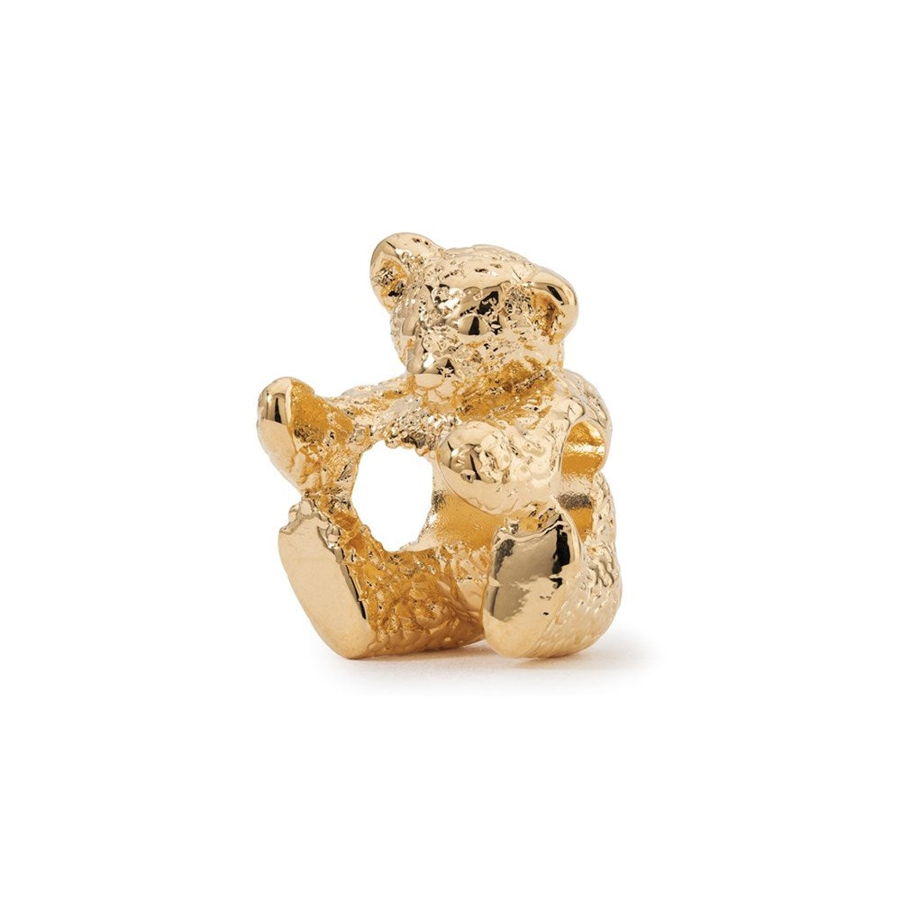 Trollbeads das Original Teddybär, vergoldet TGPBE-60003