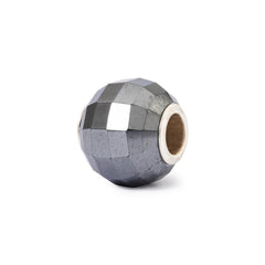 Trollbeads das Original Runder Hämatit, facettiert TSTBE-00055