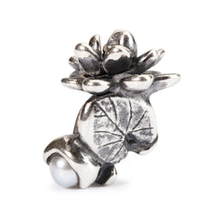Trollbeads das Original Silber Bead Seerosen - Juli TAGBE-00033