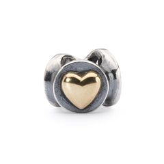 Trollbeads das Original Silber Bead Freude, Friede & Liebe TAGBE-00138