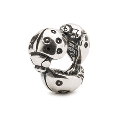 Trollbeads das Original Silber Bead Marienkäfer TAGBE-20213