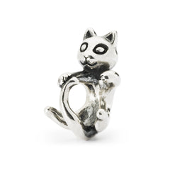 Trollbeads das Original Silber Bead Fröhliches Kätzchen TAGBE-20242
