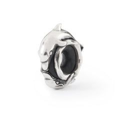 Trollbeads das Original Silber Bead Liebende Delphine Spacer TAGBE-20248