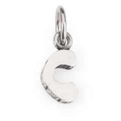 Trollbeads das Original Silber Bead Buchstabe C TAGBE-20272