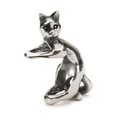Trollbeads das Original Silber Bead Verspielte Katze TAGBE-30153