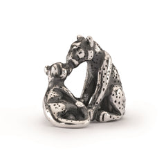 Trollbeads das Original Silber Bead Leoparden Mama - Limitierte Edition TAGBE-30194