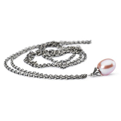 Trollbeads das Original Fantasy Halskette mit rosa Perle
