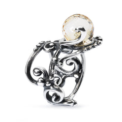 Trollbeads das Original Citrin Facetten Ring 