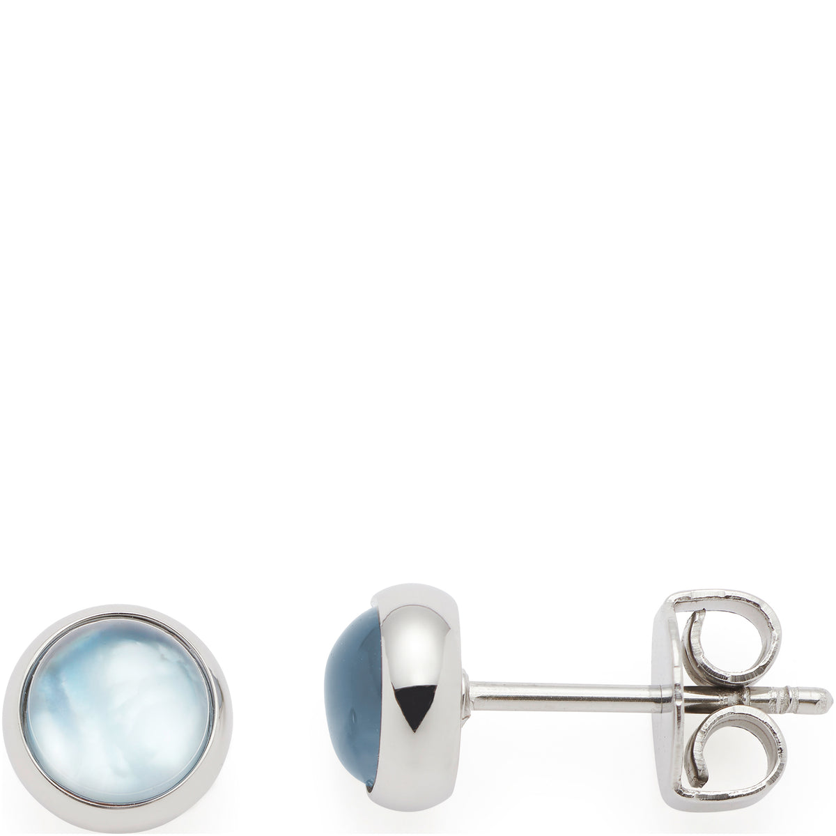 Leonardo Ohrstecker Bea grey blue 024358