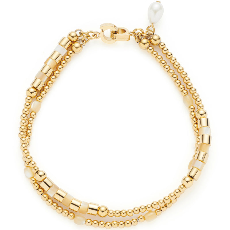 Leonardo Armband gold Caronna Clip&Mix 024918