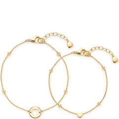 Leonardo Set/2 Armband gold Cindy M/T 025065