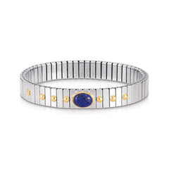 Nomination Armbander XTE MEDIUM Edelstahl und 18K-Gold mit 1 Edelstein (009_LAPISLAZULI)