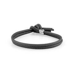 Nomination BON BON Armband aus Leder und Stahl (001_Schwarz)