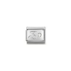 Nomination Composable Classic STERNZEICHEN Edelstahl, Cubic Zirkon und Silber 925 (10_Steinbock)