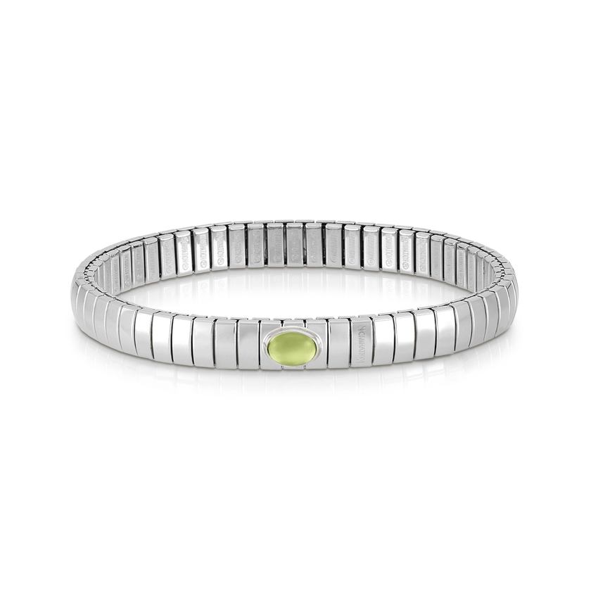 Nomination XTE Armband aus Stahl, Silber 925 und Steine (005_PERIDOT)