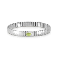Nomination XTE Armband aus Stahl, Silber 925 und Steine (005_PERIDOT)