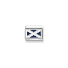 Nomination COMPOSABLE CLASSIC FLAGGEN EDELSTAHL, LACK UND SILBER 925 (01_Schottland)