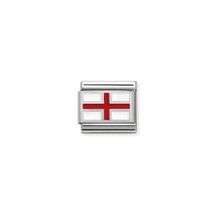 Nomination COMPOSABLE CLASSIC FLAGGEN EDELSTAHL, LACK UND SILBER 925 (03_England)