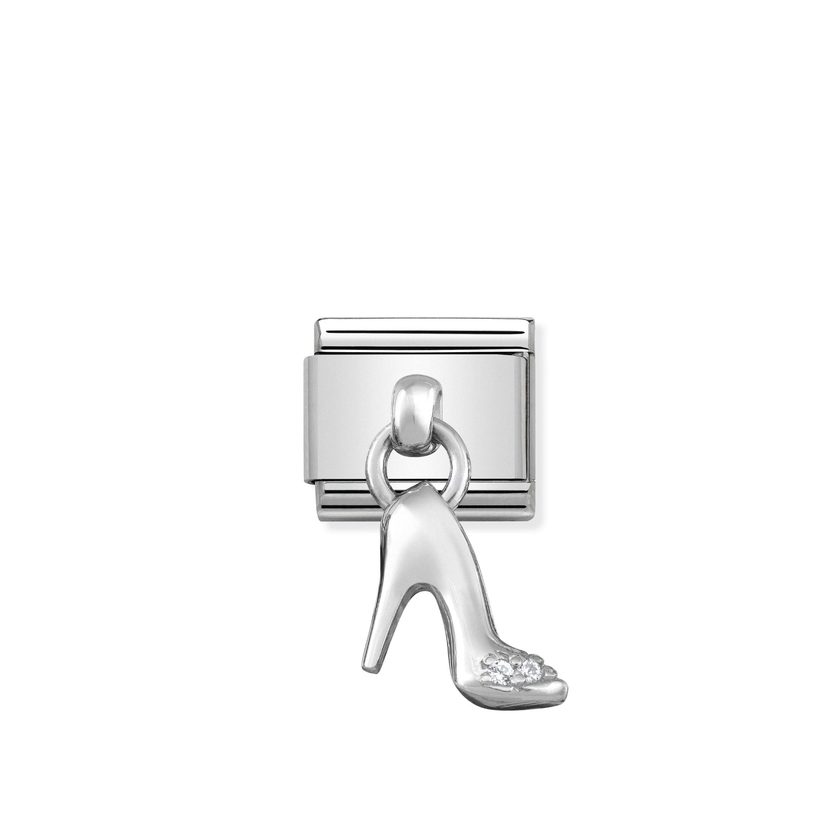 Nomination Composable Classic CHARMS Edelstahl und Silber 925 (07_Schuh)