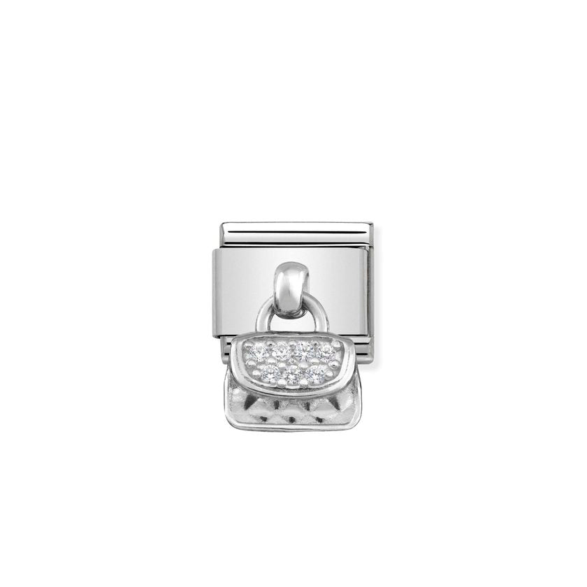 Nomination Composable Classic CHARMS Edelstahl und Silber 925 (08_Tasche)