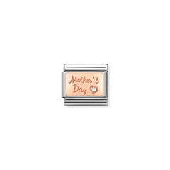 Nomination COMPOSABLE CLASSIC RELIEF aus Edelstahl und gold 9k (01_Mothers Day)