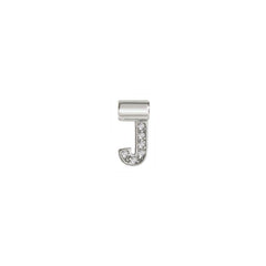 Nomination SeiMia Buchstaben in 925er Silber und Cubic Zirkonia (010_J)