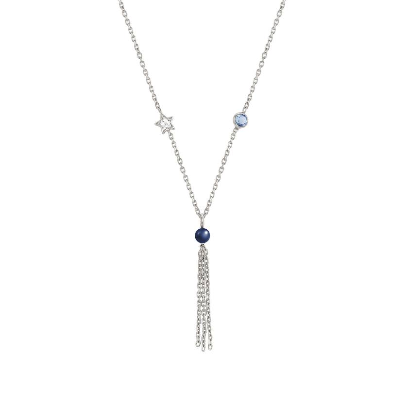 Nomination BELLA DREAM EDITION Halskette aus 925er Silber,  mit Edelsteinen und Kristallen verziert (Quaste), (010_(Silber))