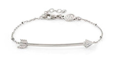 Nomination SEIMIA Armband aus 925er Silber, mit Cubic Zirkonia verziert, langer Pfeil (008_Pfeil)