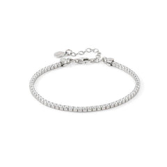 Nomination CHIC&CHARM Tennis-Armband aus 925er Silber, mit Cubic Zirkonia voll besetzt (010_(Silber))