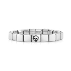 Nomination COMPOSABLE GLAM Armband aus Edelstahl (1 Symbol) (30_(Schaedel mit Kopfhoerern))