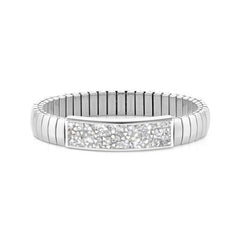 Nomination XTE Armband (Medium) aus Edelstahl, mit Crystal Rock verziert (032_(SILVER))