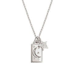 Nomination TALISMANI Halskette aus 925er Silber, mit Cubic Zirkonia und Edelsteinen verziert (024_(May all my dreams,,,))