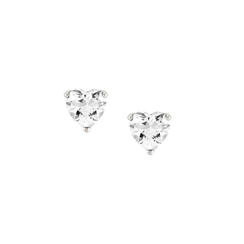 Nomination SWEETROCK SPARKLING LOVE Ohrstecker aus 925er Silber, mit Cubic Zirkonia verziert (010_(Silber))