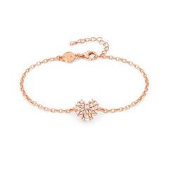 Nomination RAYOFLIGHT Armband aus 925er Silber, dazu mit Cubic Zirkonia besetztes Schmuckelement (005_Herz (Rosegold))