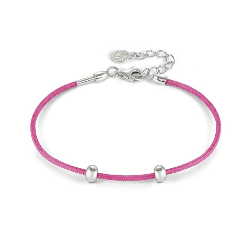 Nomination SEIMIA CANDY Seil-Armband mit Details aus 925er Silber (011_Fuchsia)