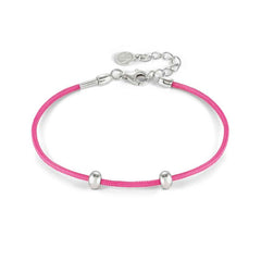 Nomination SEIMIA CANDY Seil-Armband mit Details aus 925er Silber (011_Fuchsia)