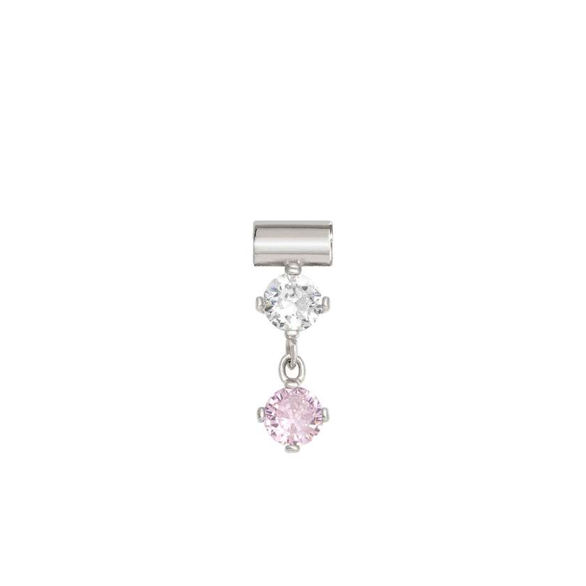 Nomination SEIMIA CANDY Anhaenger aus 925er Silber, mit Cubic Zirkonia verziert (002_ROSA)