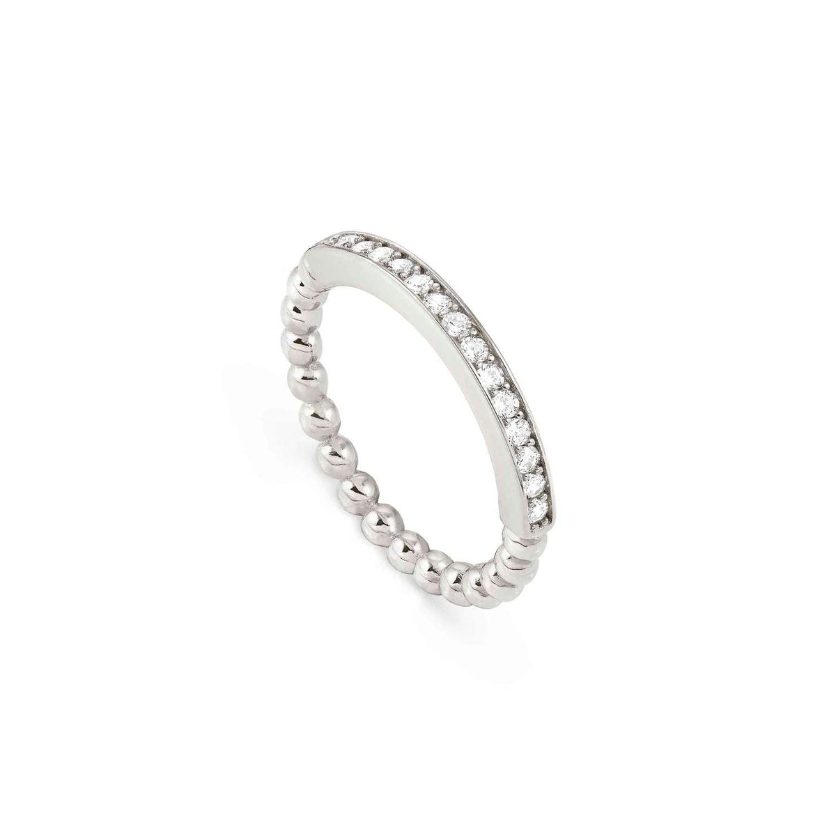 Nomination LOVECLOUD Ring aus 925er Silber, mit Cubic Zirkonia besetzt (010_(Silber)-006_Grosse 15)