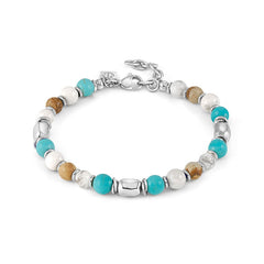 Nomination INSTINCTSTYLE ZODIAC&STONES Armband aus Edelstahl- und Edelsteinperlen (065_MIX 5)