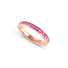 Nomination CARISMATICA Ring aus 925er Silber, mit Cubic Zirkonia besetzt (032_(Rosa, Rosegold)-008_Grosse 17)