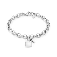 Nomination SEMPRE CON ME Armband aus Edelstahl, dazu Charmanhaenger (019_Windrose)