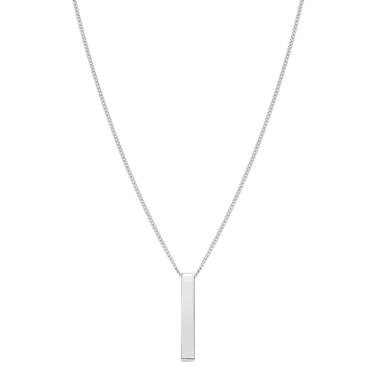 Nomination SEMPRE CON ME Halskette aus Edelstahl, dazu Anhaenger (066_(Leiste))