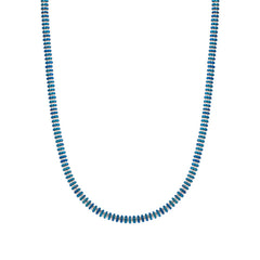 Nomination B-YOND HYPER EDITION Scheiben-Halskette aus Edelstahl (016_Blau)