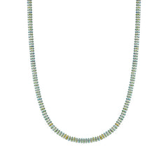 Nomination B-YOND HYPER EDITION Scheiben-Halskette aus Edelstahl (019_Gruen)