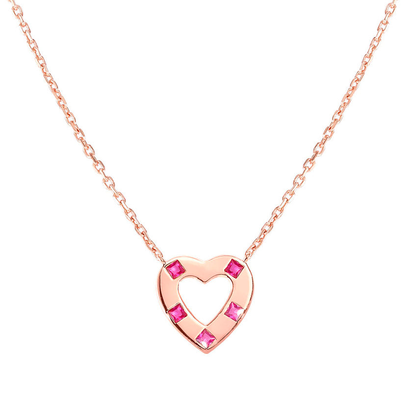 Nomination CARISMATICA Halskette aus 925er Silber, dazu Anhaenger, mit Cubic Zirkonia verziert (034-034)