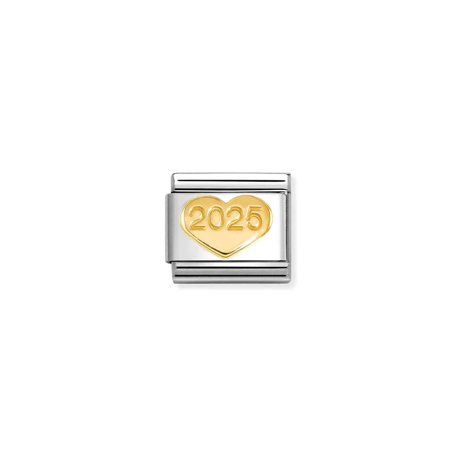 Nomination Composable Classic SYMBOLE Edelstahl und 18kt Gold (58_(2025-Herz))