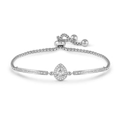 Nomination ROYALDREAM Armband aus Edelstahl, dazu Schmuckelement, mit Cubic Zirkonia besetzt (015_Tropfen)